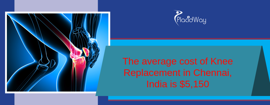 The average cost of Knee Replacement in Chennai, India is $5,150